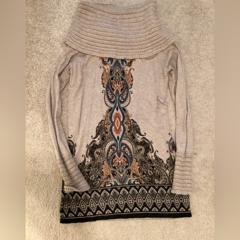 Cache Long Sleeve Sweater top - Picture 2 of 6